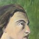 Oil on canvas "The Penitent"