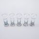 Set of five glasses, Italian design, 1970s, made in Italy