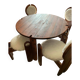 Chaises et table de salle à manger vintage par Szedleczky, années 1960, lot de 5