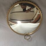 Mirror bulging witch shape pocket watch