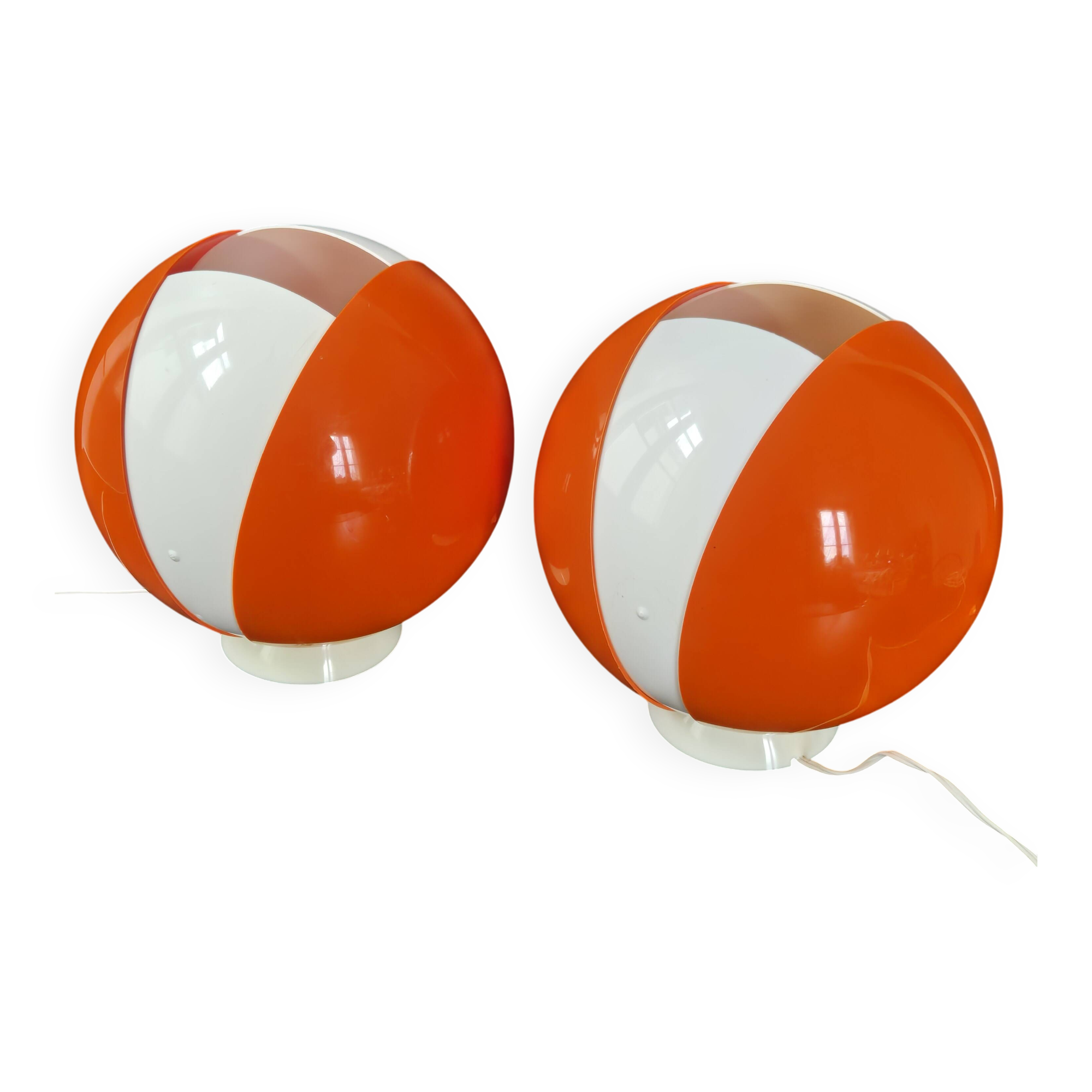 Paire de lampes vintage 1960