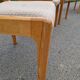 Set of 6 vintage beech chairs to clean or reupholster