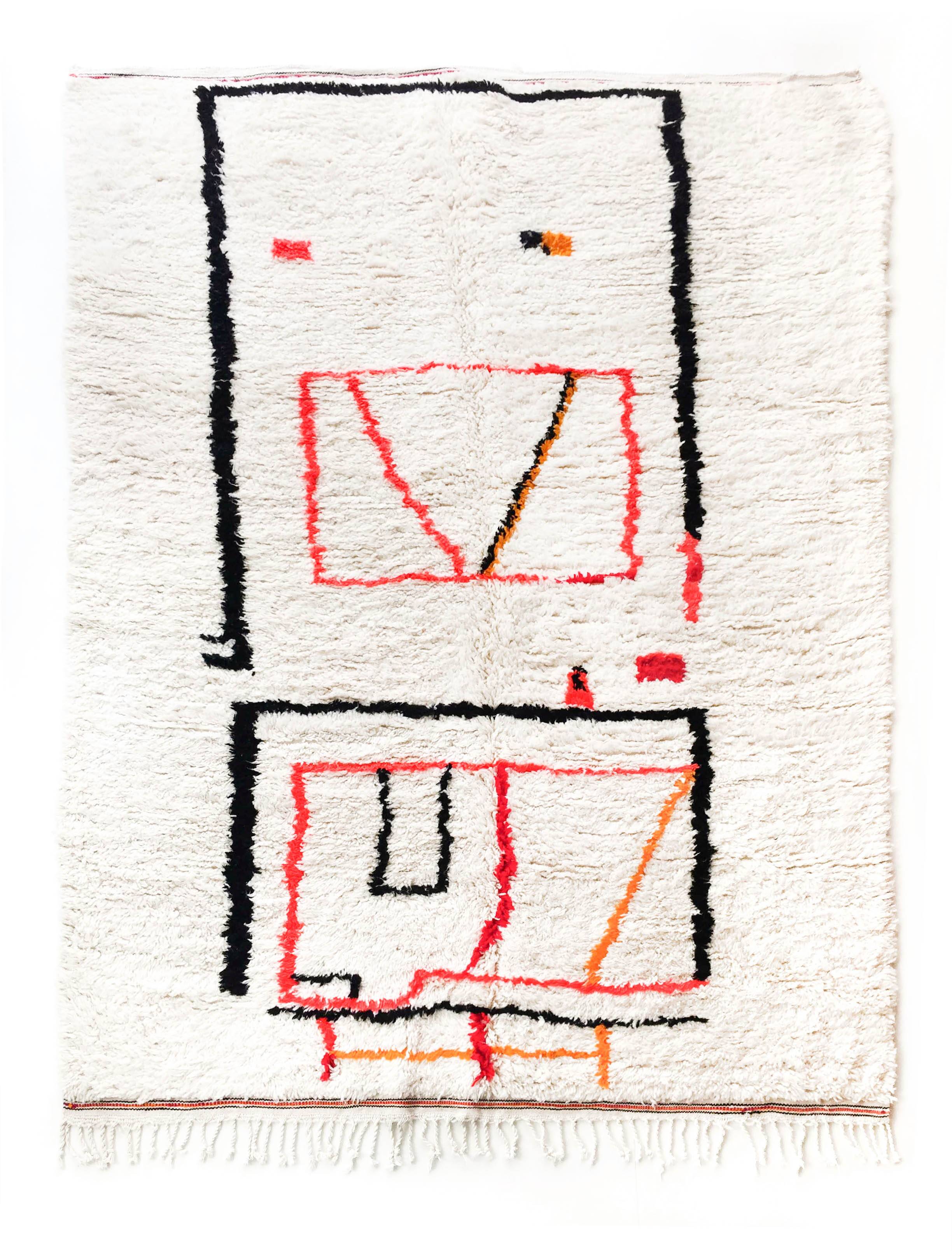 Azilal Moroccan Berber carpet with colorful patterns new