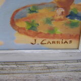 Painting in the sun of the south of France