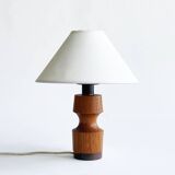 Vintage 1960s Luxus Carved Wood Lamp