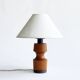 Lampe Luxus Bois Sculpté vintage 1960