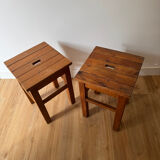 Vintage rattan bookshelf