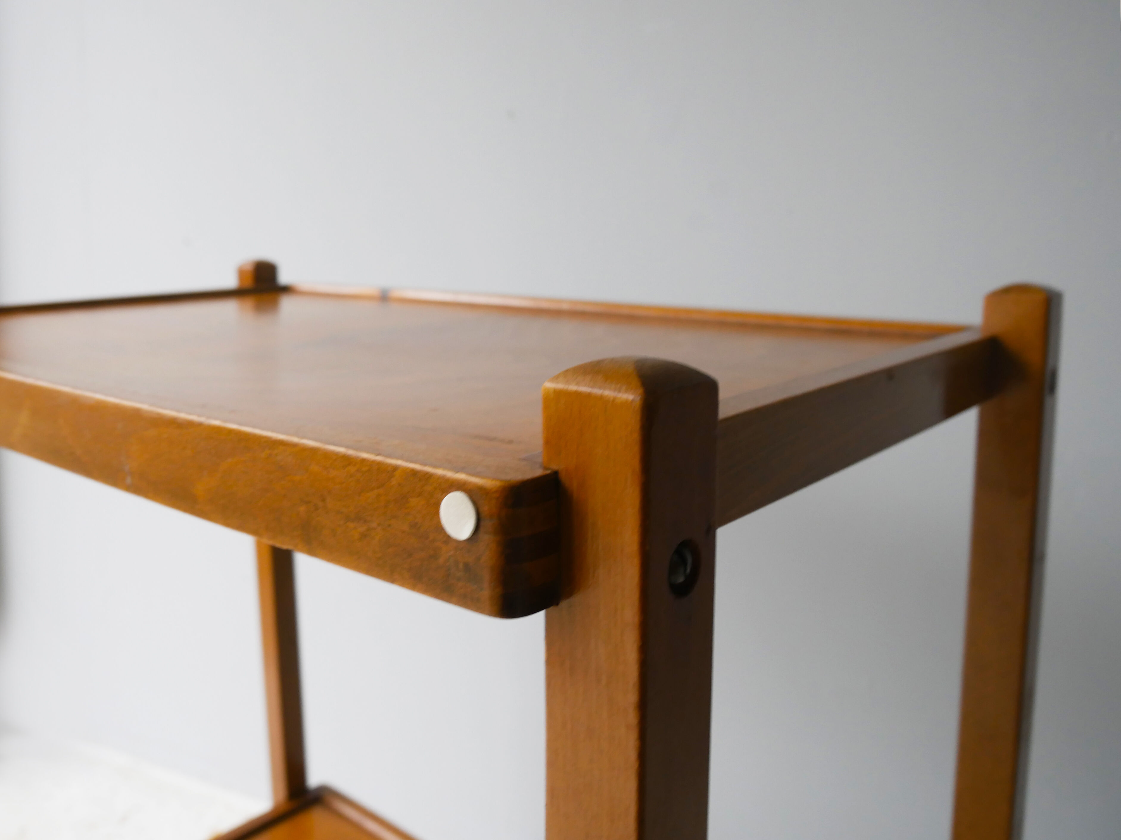 1940’s vintage mid century wooden drinks/tea trolley