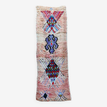Boujad. tapis marocain vintage, 91 x 270 cm