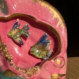 Ceramic fish lamp slip 1950s-60s