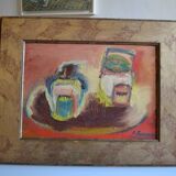 Antoine Ferrari (1910 1995) Still life Oil painting on canvas