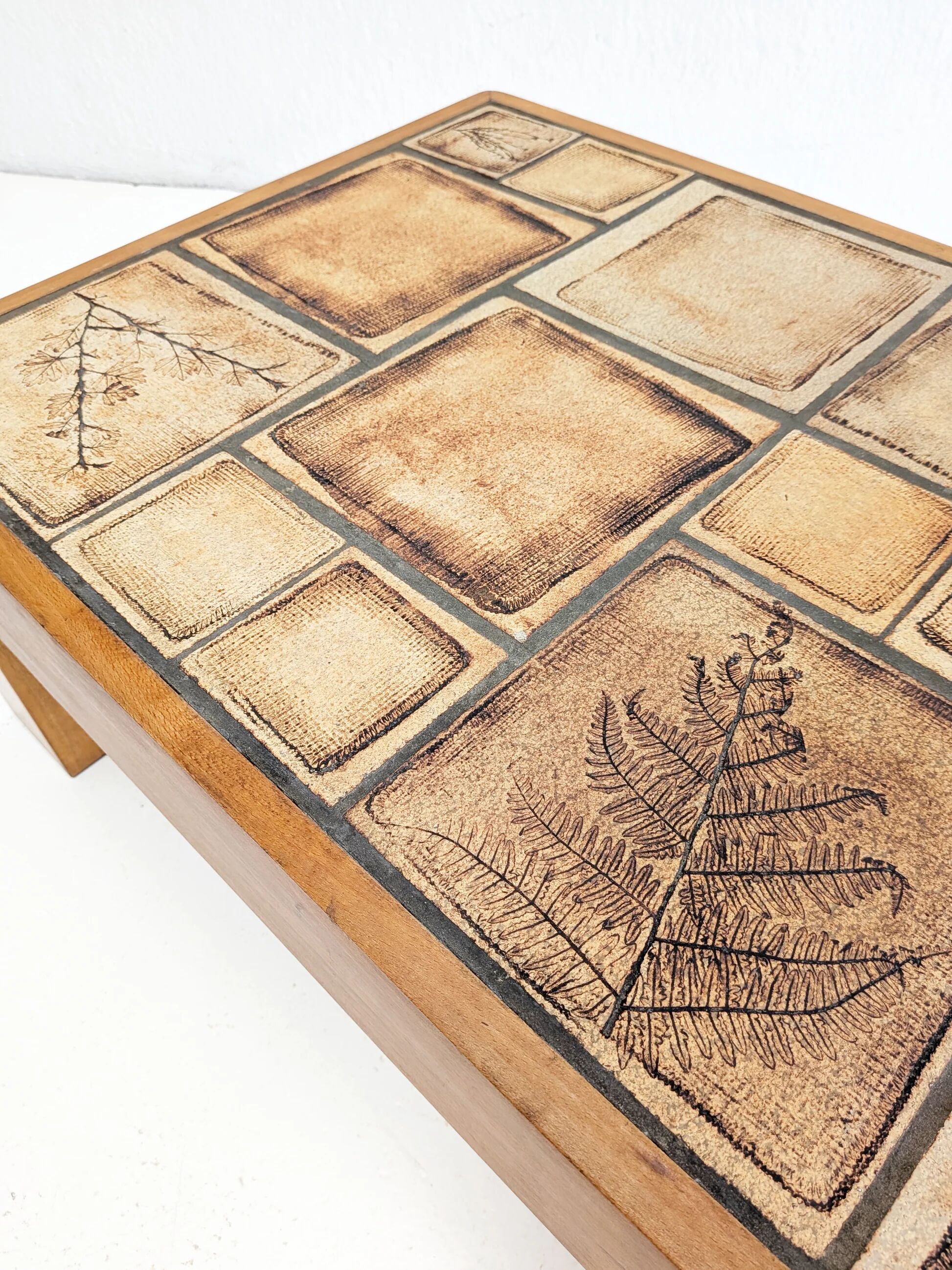 Ceramic tile coffee table 1960s