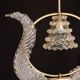 Elegant Art Decò Barovier and Toso Chandelier, 1940s