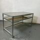 Aluminum and Glass Desk