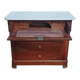 Louis Philippe walnut secretary chest of drawers