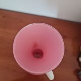 Vasse en opaline rose