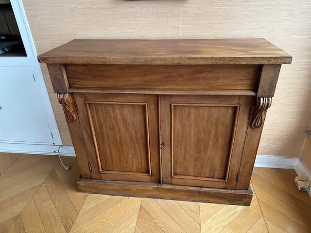 Mahogany buffet and mahogany veneer