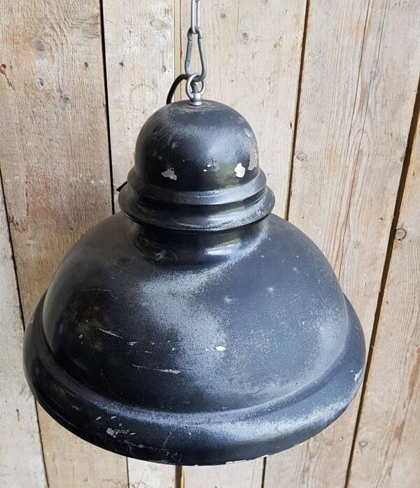Lampe suspendue industrielle vintage