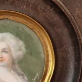 Richard Cosway (1742-1821) - Miniature - "Portrait de jeune femme"
