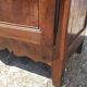 Old rustic farmhouse cabinet in fruit wood