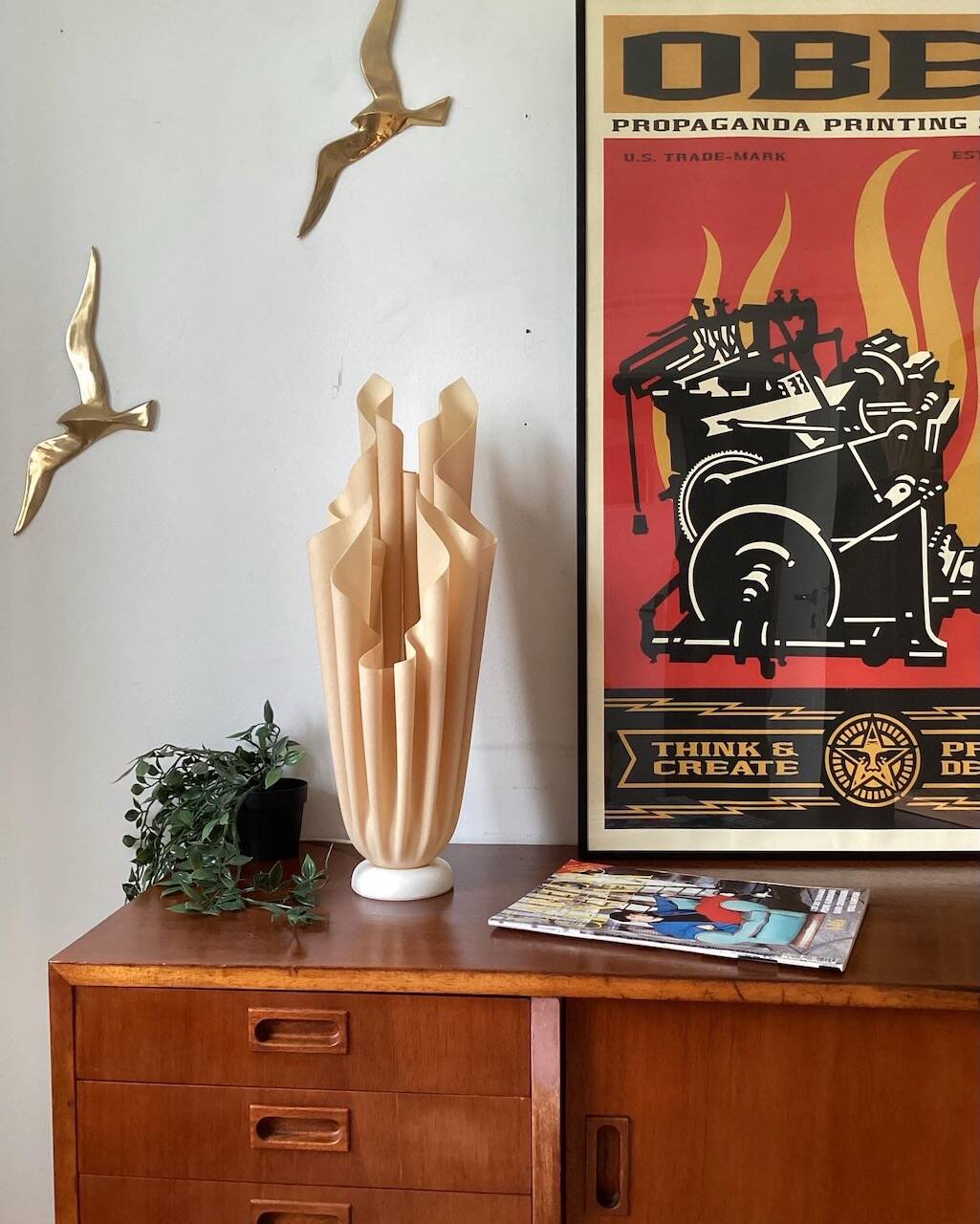 Athena lamp by Georgia Jacob