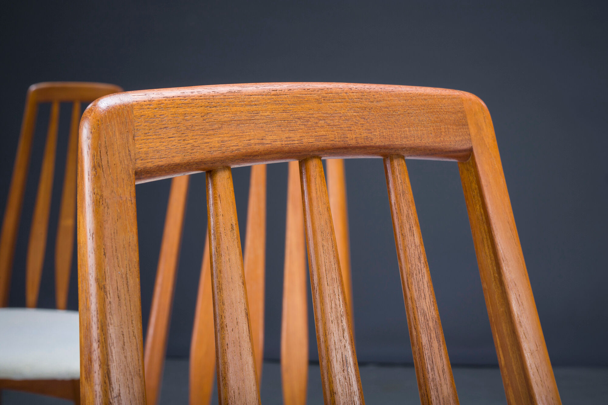 Dining chairs model "eva" by Niels Koefoed for Hornslet Møbelfabrik, 1960