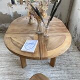 Maison Regain round elm table