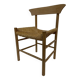 Chaise vintage danoise en corde et bois, années 60