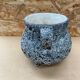 Old Cauldron Pot Tripod Annette ROUX Ceramic Fat Lava 50s #B579