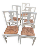 Straw chairs