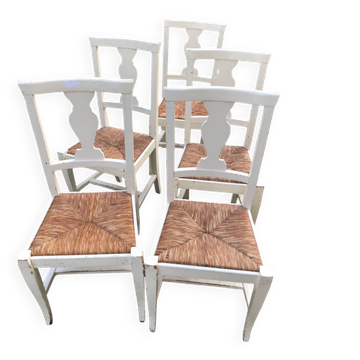 Chaises en paille