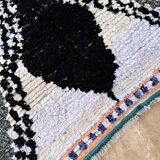Colorful Boucherouite Berber rug - 133 x 188 cm