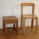 Stool oak rope 50s