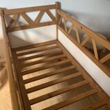 Lit Bébé/Enfant Vintage Année 50 Pieds Compas