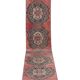 Vintage Turkish hallway rug 86x691 cm