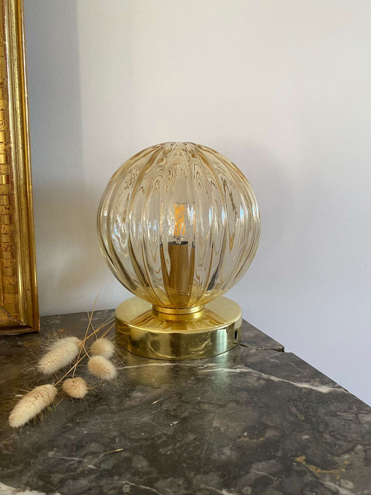 Vintage globe wall light or ceiling light