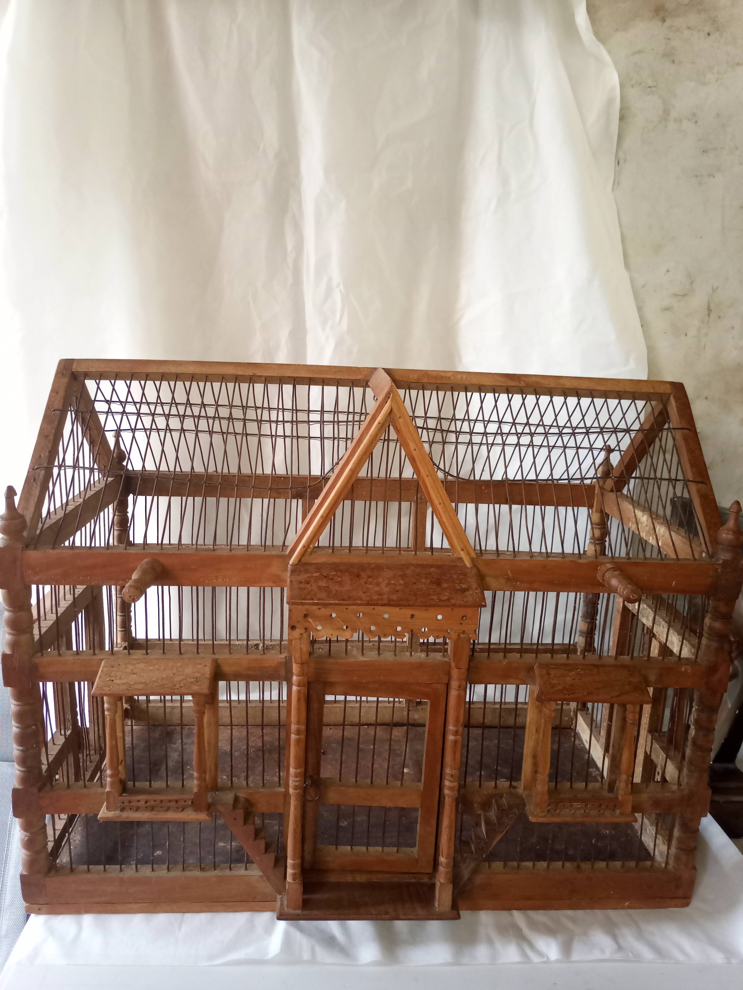 Large wooden cage