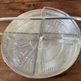 Silver metal dish