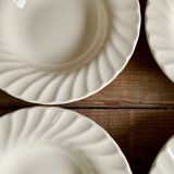 4 Churchill England soup plates