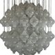 1960s 197070s Tulip Chandelier by J.T. Kalmar for Kalmar Austria