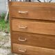 Commode vintage pieds compas