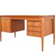 Gunnar Nielsen designer teak desk Tibergaard 'Hesselballe'