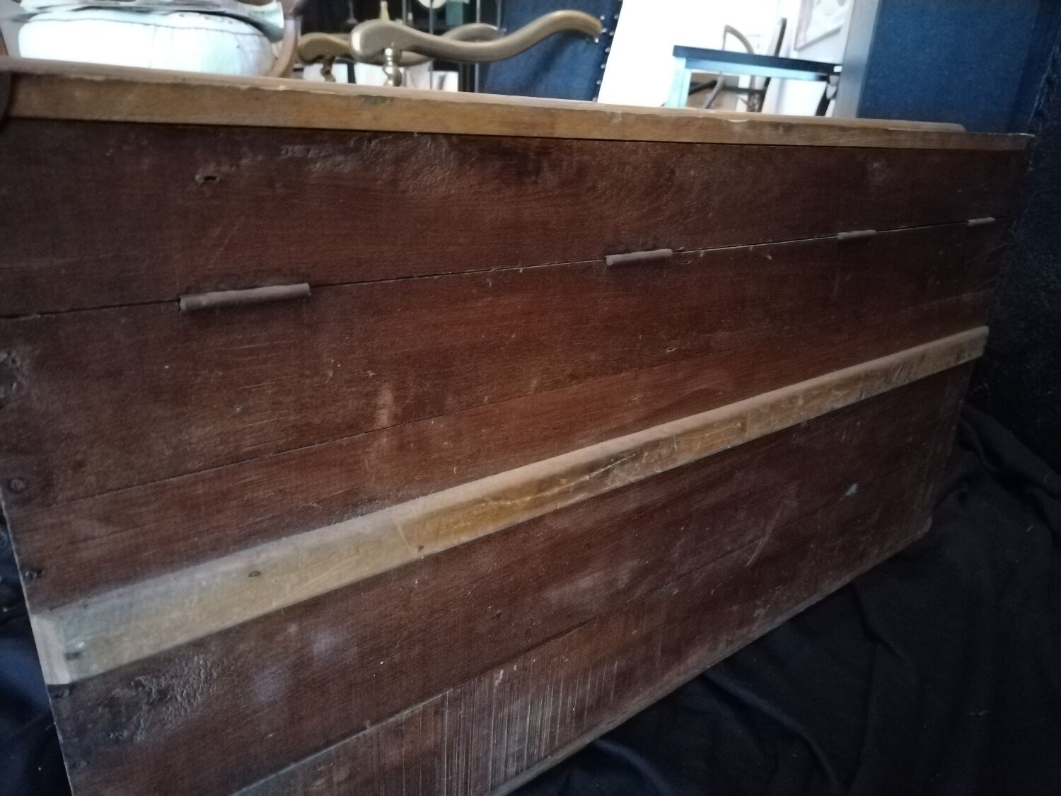 Wooden trunk early twentieth century