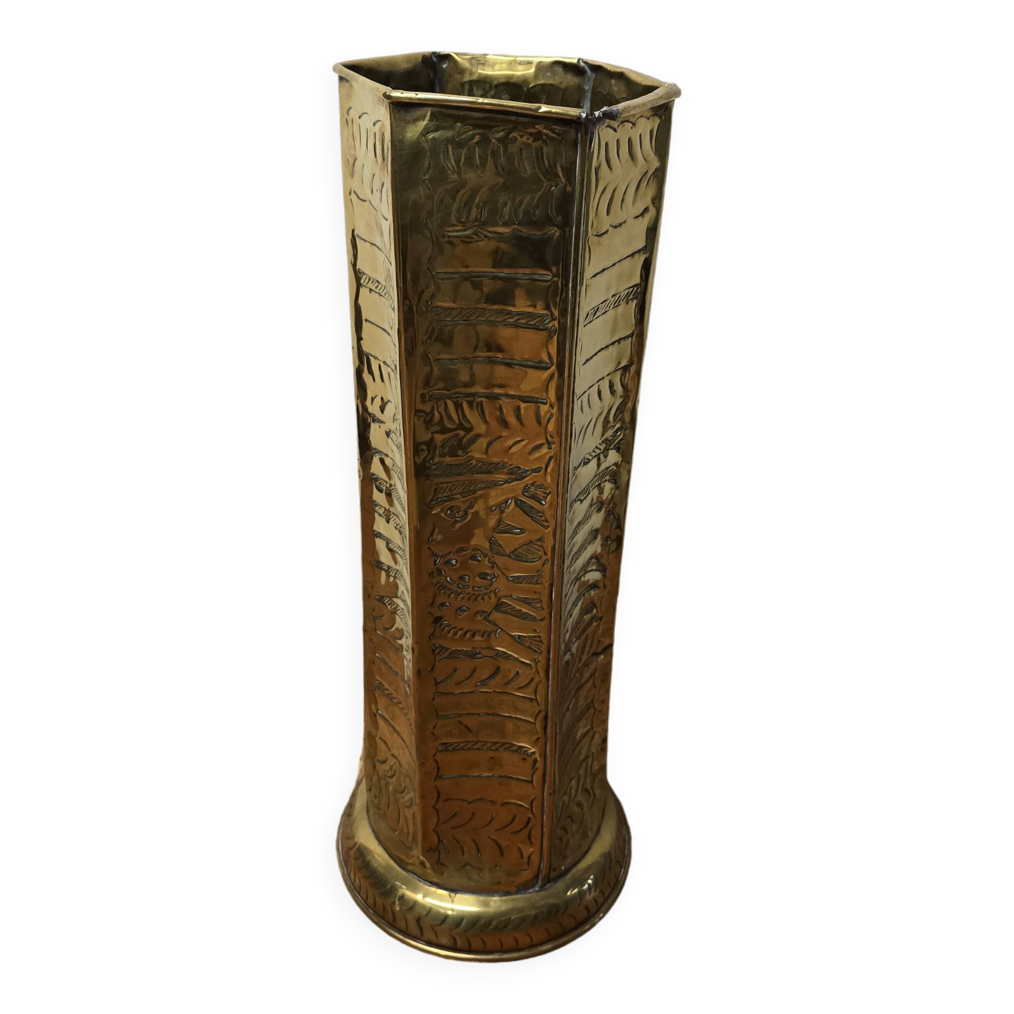 Copper umbrella stand