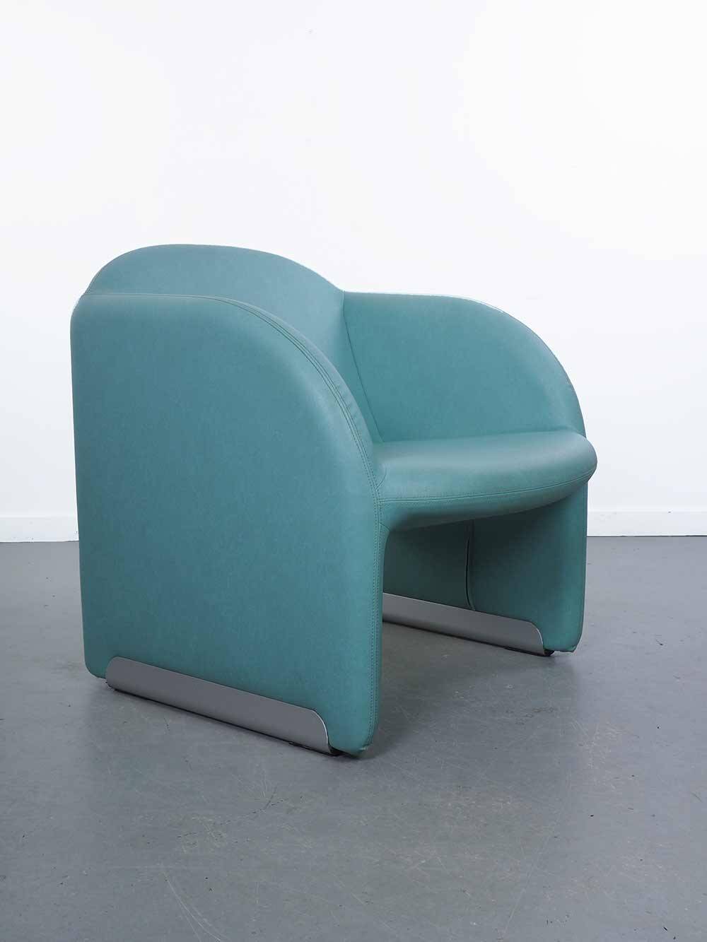 Chaise Ben bleu vert – Pierre Paulin – Artifort