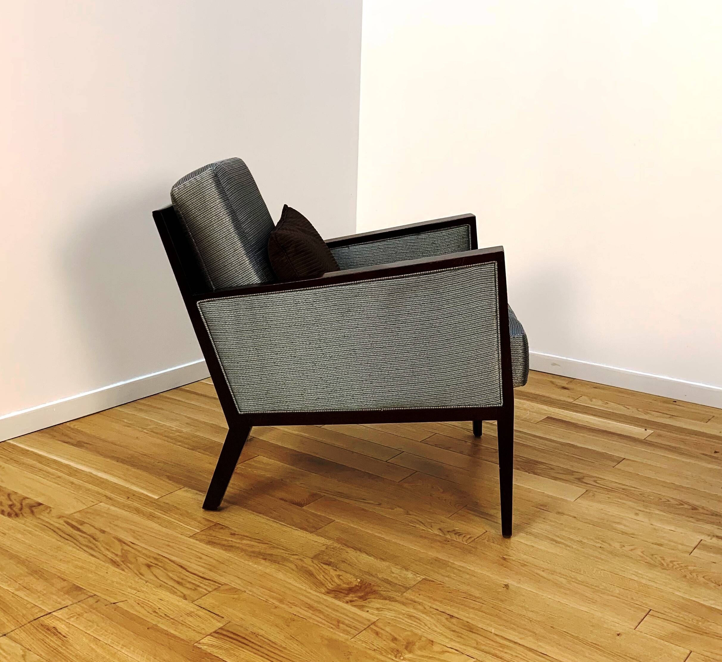 Pair of designer armchairs