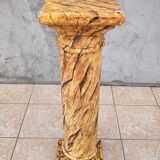 Iron column imitation marble
