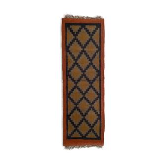 Hand woven jute and cotton floor runner 60x180 cm