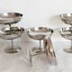 Ice cream or sorbet cups, set of 6, in 18/10 stainless steel (ref 24 / 25)