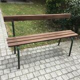 School bench with backrest